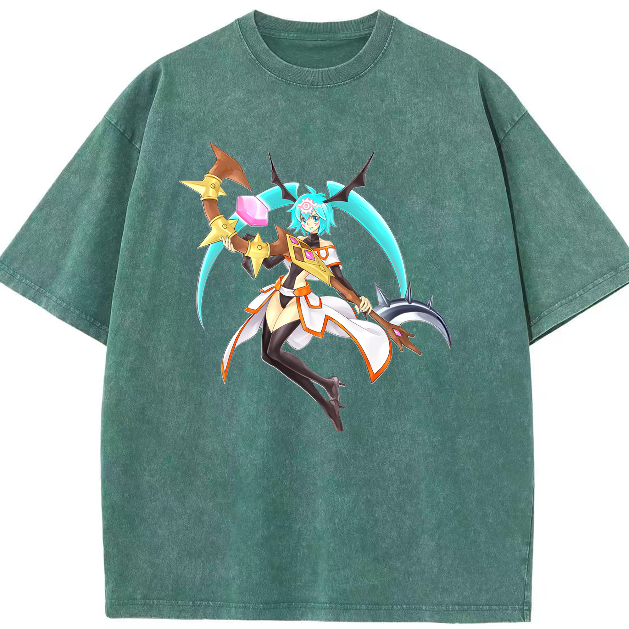 （画像用） 遊☆戯☆王 Yu-Gi-Oh! 綿100% ヴィンテージ風 半袖Tシャツ（フロントプリント）